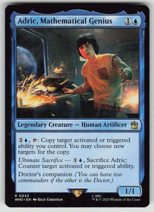 2023 Doctor Who 33 Adric, Mathematical Genius