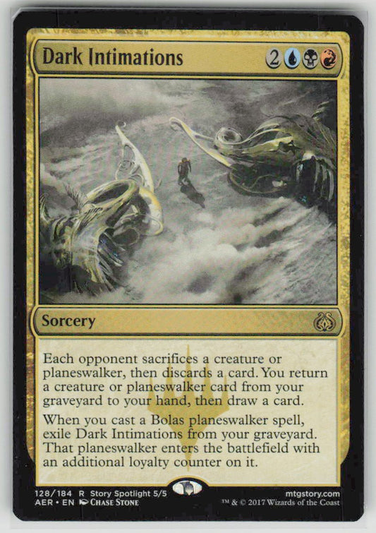 2017 Aether Revolt 128 Dark Intimations