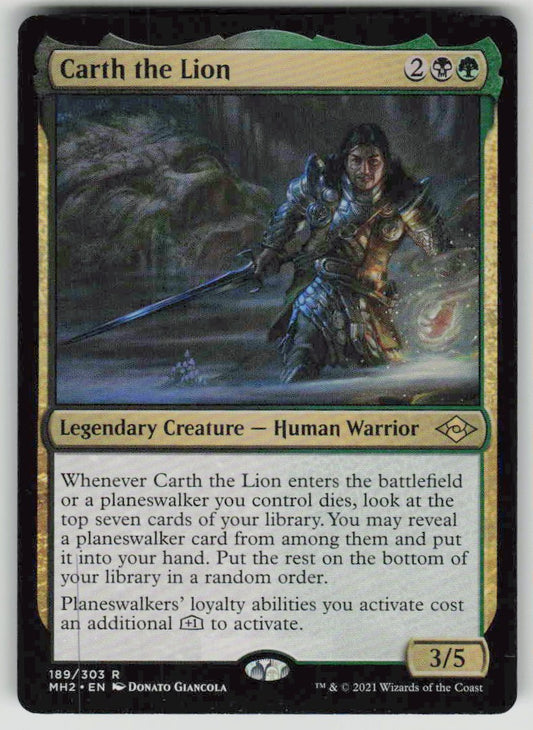 2021 Modern Horizons 2 189 Carth the Lion