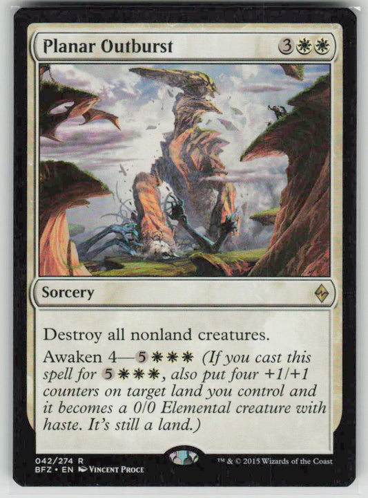 2015 Battle for Zendikar 42 Planar Outburst