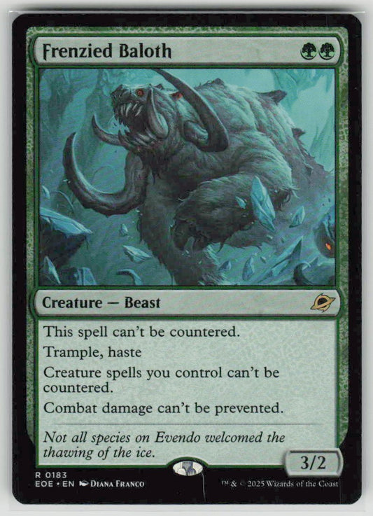 2025 Edge of Eternities 183 Frenzied Baloth