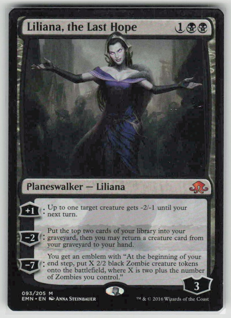2016 Eldritch Moon 93 Liliana, the Last Hope