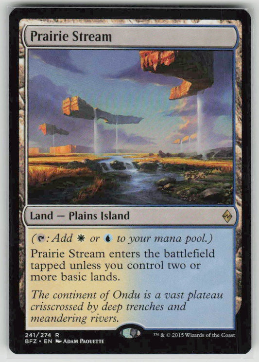 2015 Battle for Zendikar 241 Prairie Stream