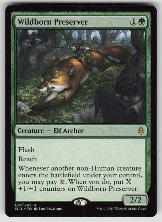2019 Throne of Eldraine 182 Wildborn Preserver