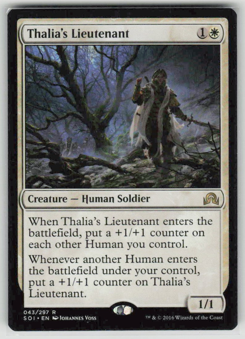 2016 Shadows over Innistrad 43 Thalia's Lieutenant