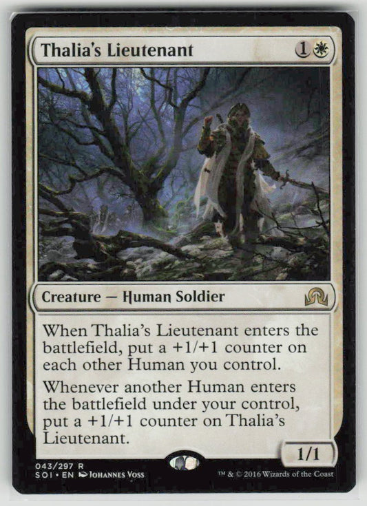 2016 Shadows over Innistrad 43 Thalia's Lieutenant