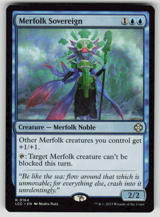 2023 The Lost Caverns of Ixalan Commander 164 Merfolk Sovereign