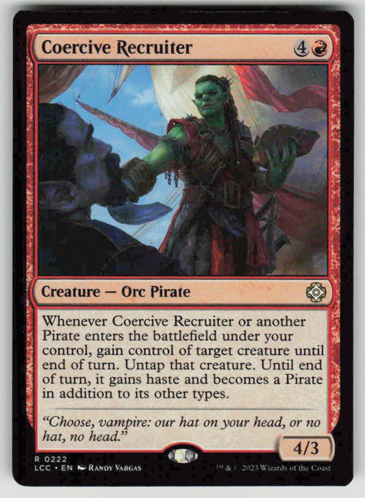 2023 The Lost Caverns of Ixalan Commander 222 Coercive Recruiter