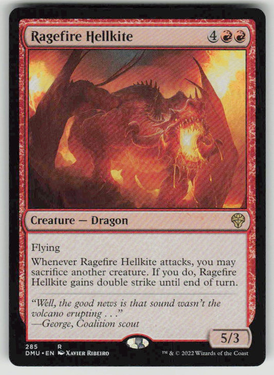 2022 Dominaria United 285 Ragefire Hellkite