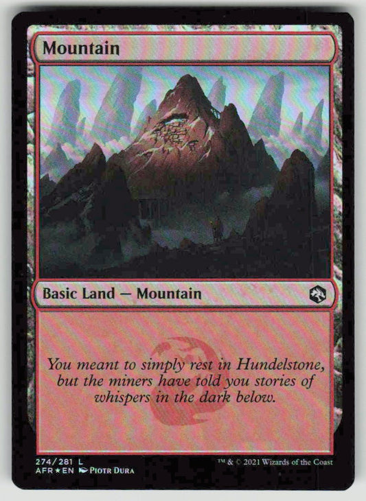 2021 Innistrad: Midnight Hunt 274 Mountain