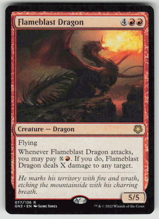 2022 Game Night: Free-for-All 77 Flameblast Dragon