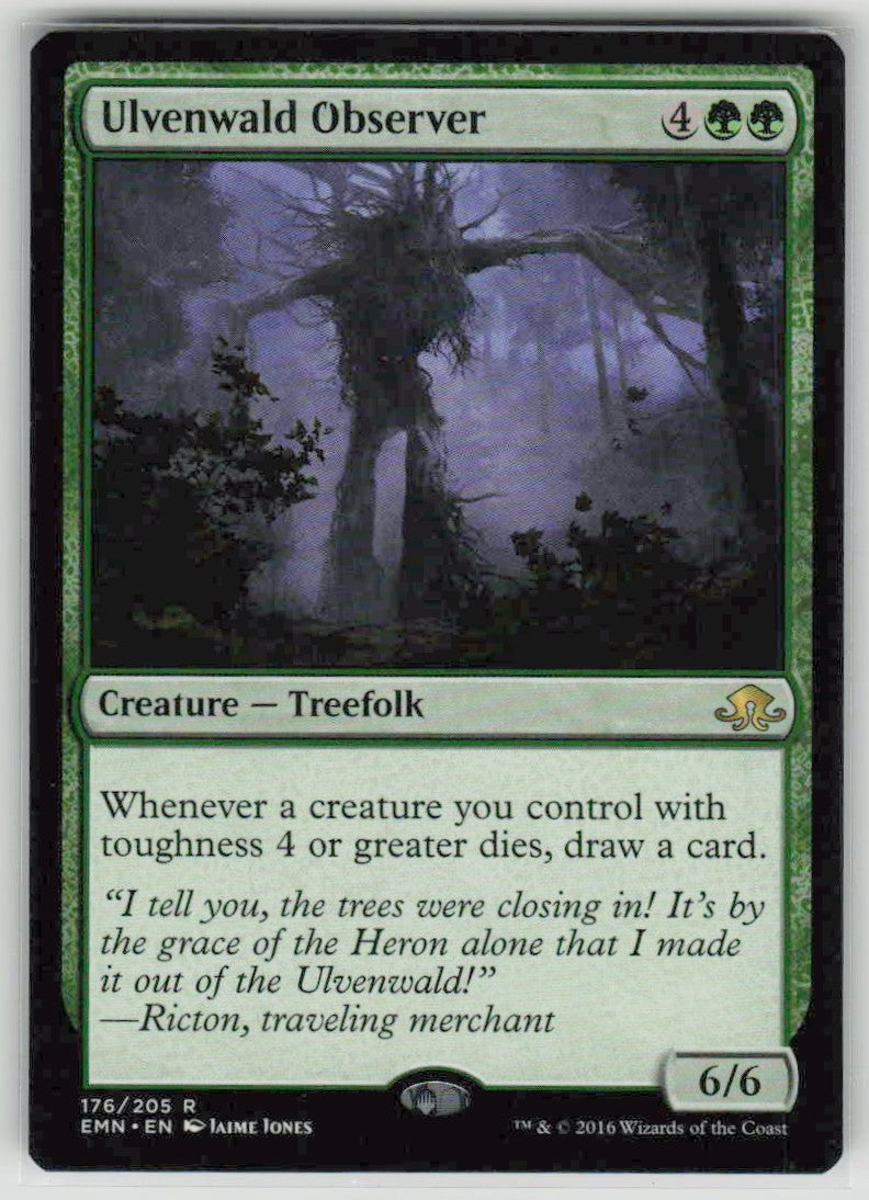 2016 Eldritch Moon 176 Ulvenwald Observer