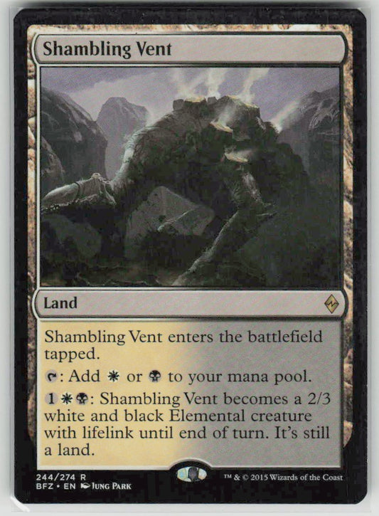 2015 Battle for Zendikar 244 Shambling Vent