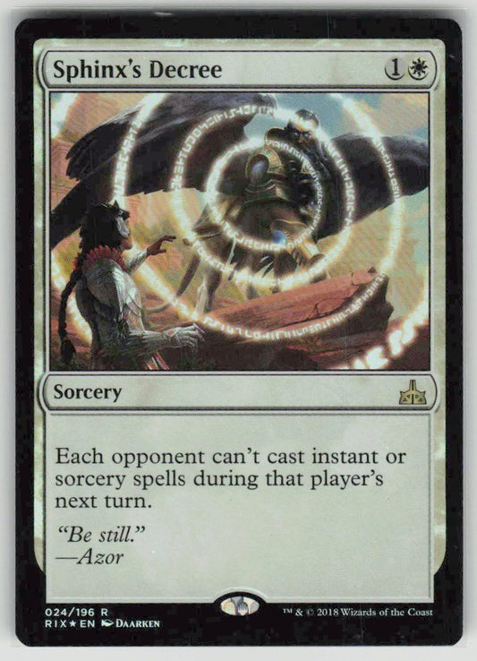 2018 Rivals of Ixalan 24 Sphinx's Decree