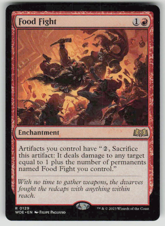 2023 Wilds of Eldraine 129 Food Fight