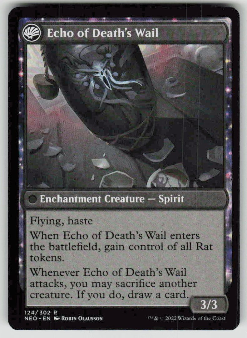 2022 Kamigawa: Neon Dynasty 124 Tribute to Horobi // Echo of Death's Wail