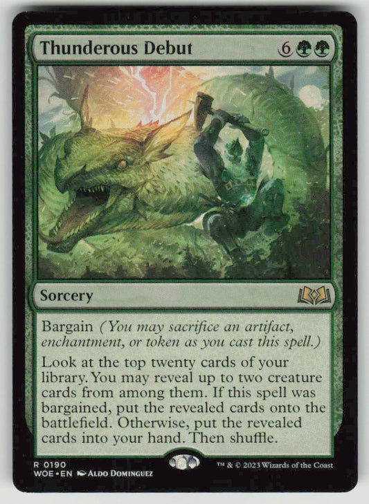 2023 Wilds of Eldraine 190 Thunderous Debut