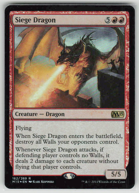 2014 Magic 2015 162 Siege Dragon