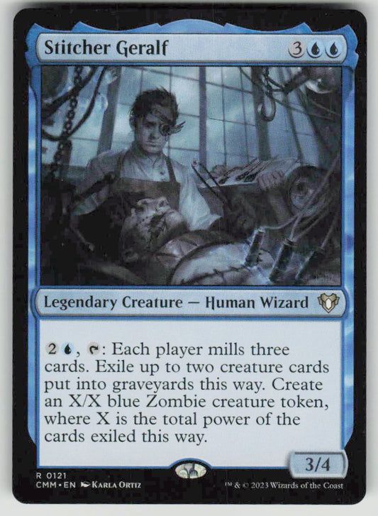 2023 Commander Masters 121 Stitcher Geralf