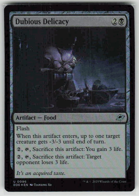 2025 Edge of Eternities 96 Dubious Delicacy