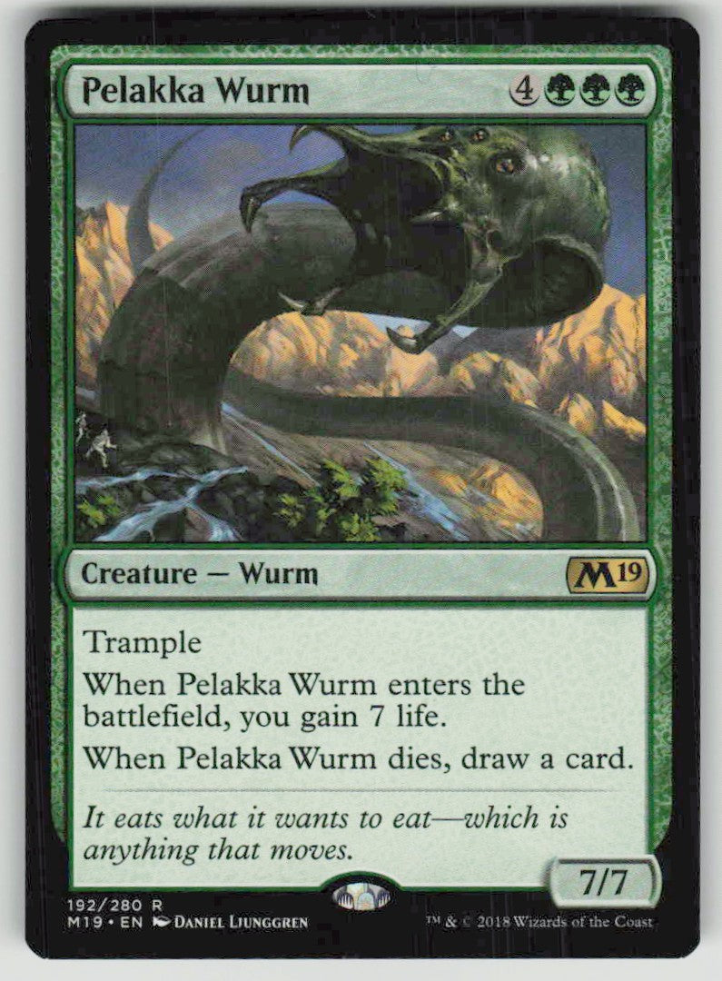 2018 Core Set 2019 192 Pelakka Wurm