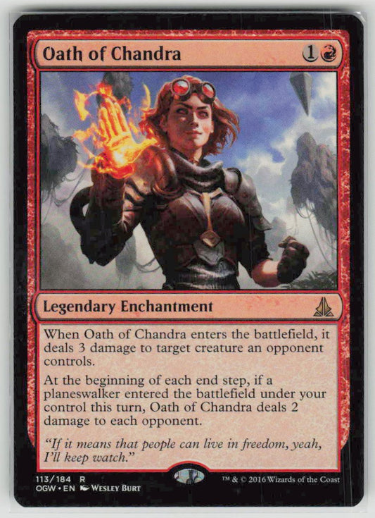 2016 Oath of the Gatewatch 113 Oath of Chandra