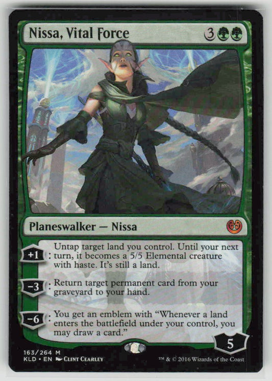 2016 Kaladesh 163 Nissa, Vital Force