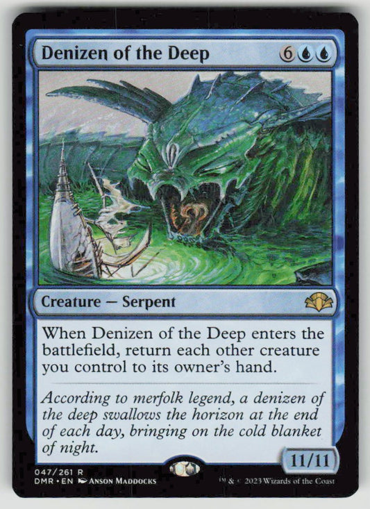 2023 Dominaria Remastered 47 Denizen of the Deep