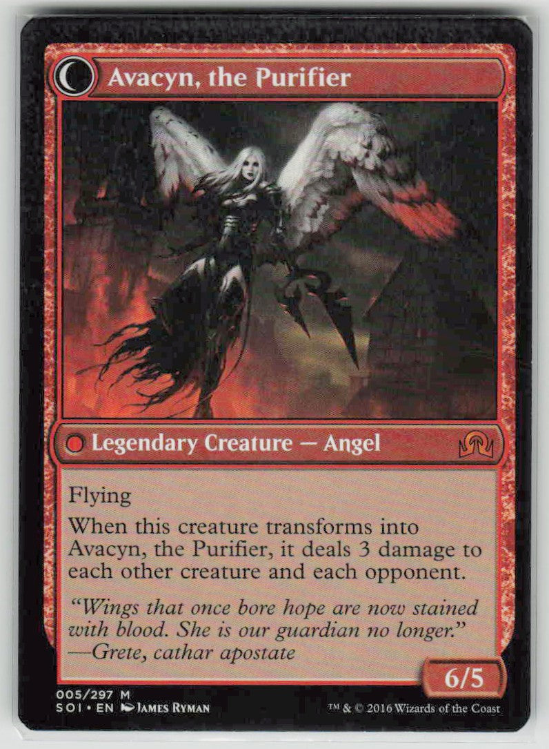 2016 Shadows over Innistrad 5 Archangel Avacyn // Avacyn, the Purifier