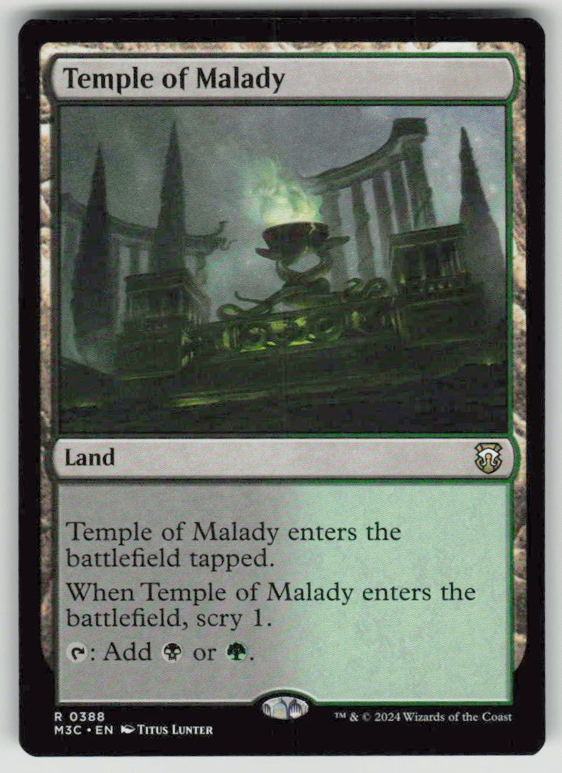 2024 Modern Horizons 3 Commander 388 Temple of Malady