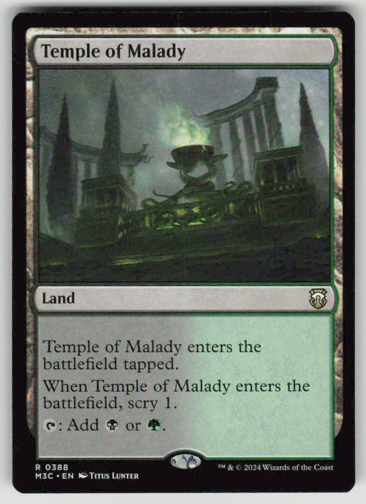 2024 Modern Horizons 3 Commander 388 Temple of Malady