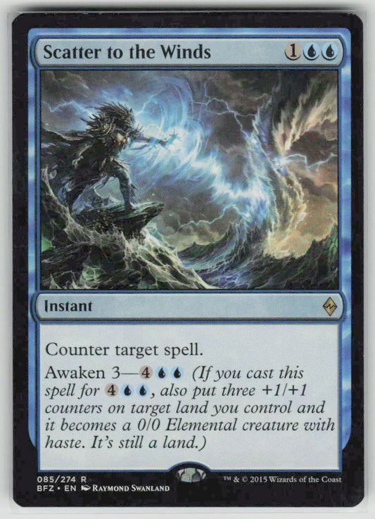 2015 Battle for Zendikar 85 Scatter to the Winds