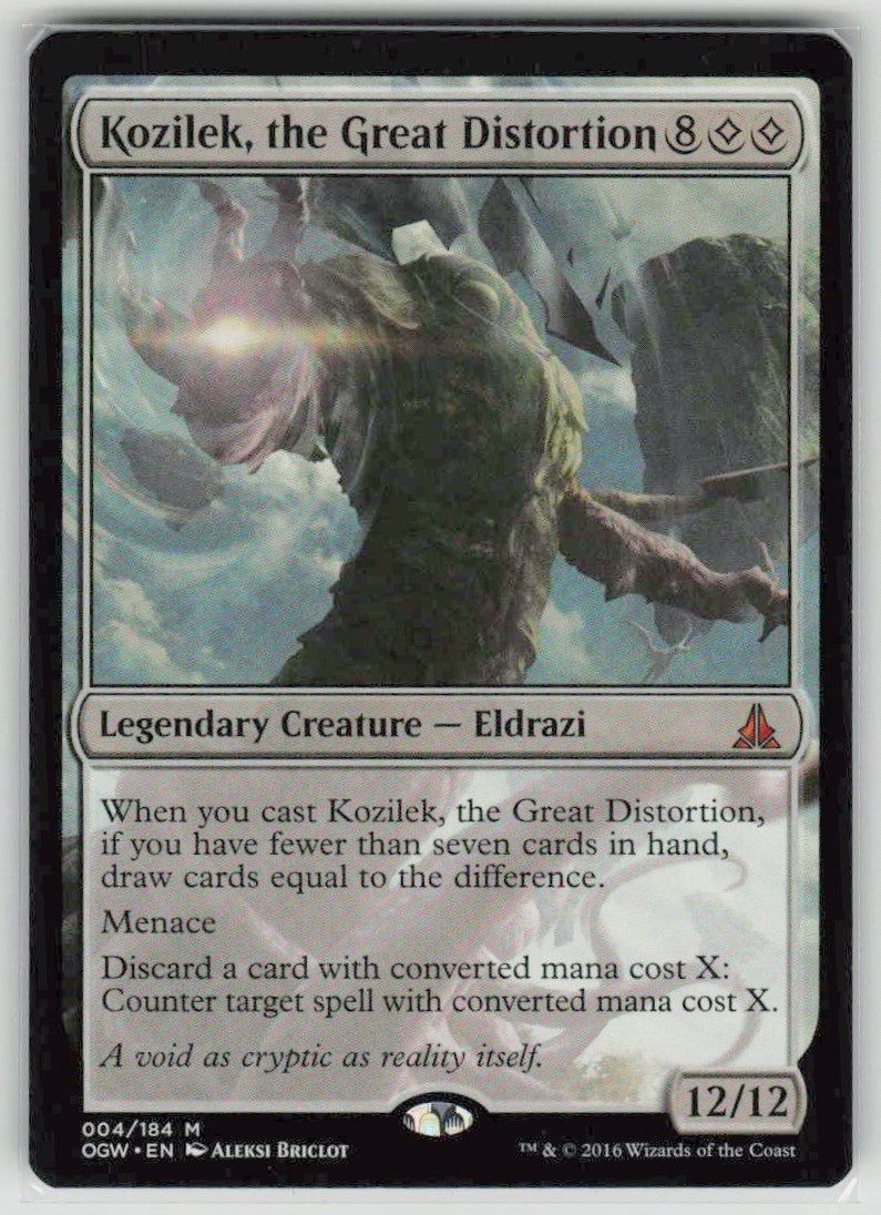 2016 Oath of the Gatewatch 4 Kozilek, the Great Distortion