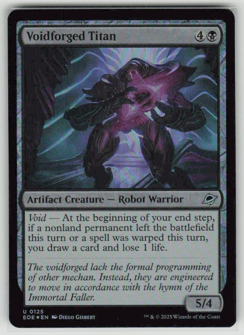 2025 Edge of Eternities 125 Voidforged Titan