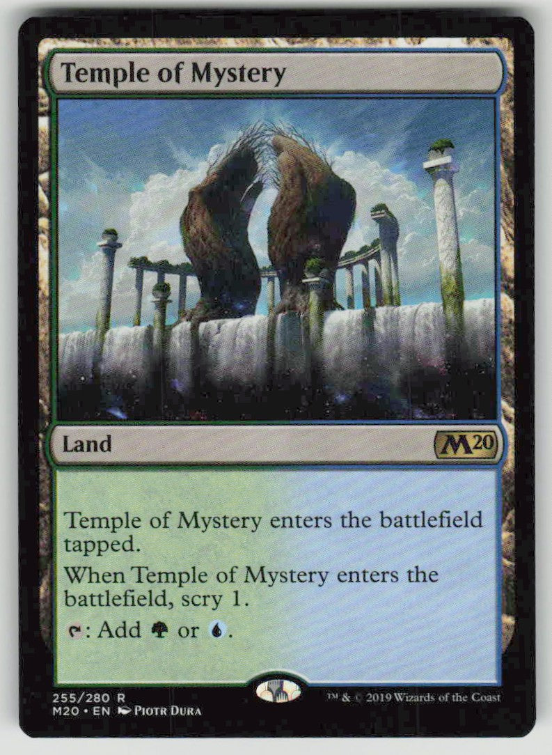 2019 Core Set 2020 255 Temple of Mystery