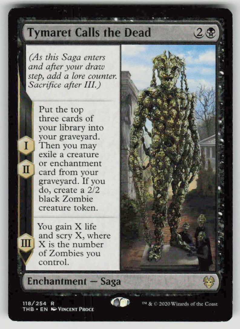 2020 Theros Beyond Death 118 Tymaret Calls the Dead