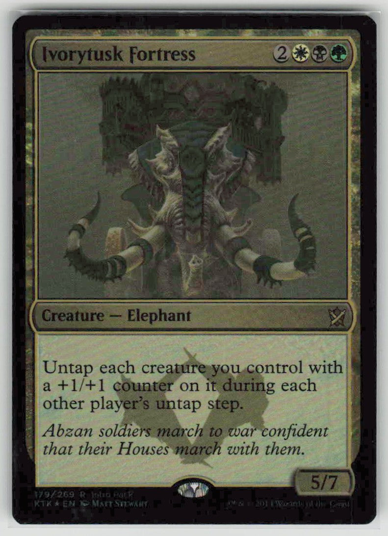 2014 Khans of Tarkir Promos 179 Ivorytusk Fortress