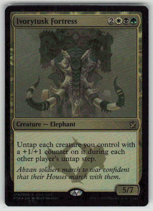 2014 Khans of Tarkir Promos 179 Ivorytusk Fortress