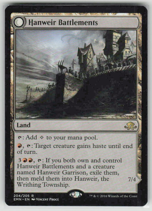 2016 Eldritch Moon 204 Hanweir Battlements