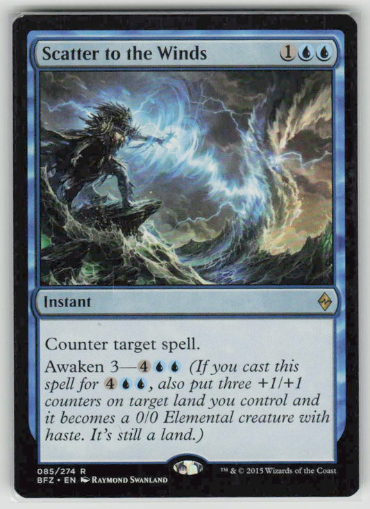 2015 Battle for Zendikar 85 Scatter to the Winds