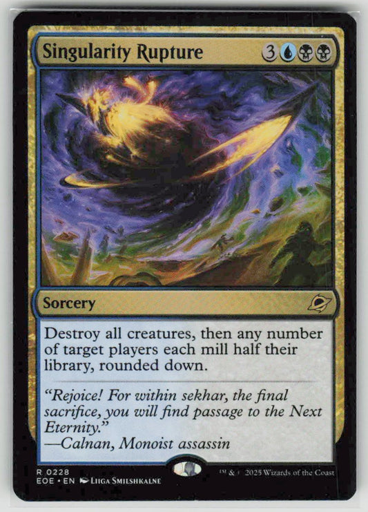 2025 Edge of Eternities 228 Singularity Rupture
