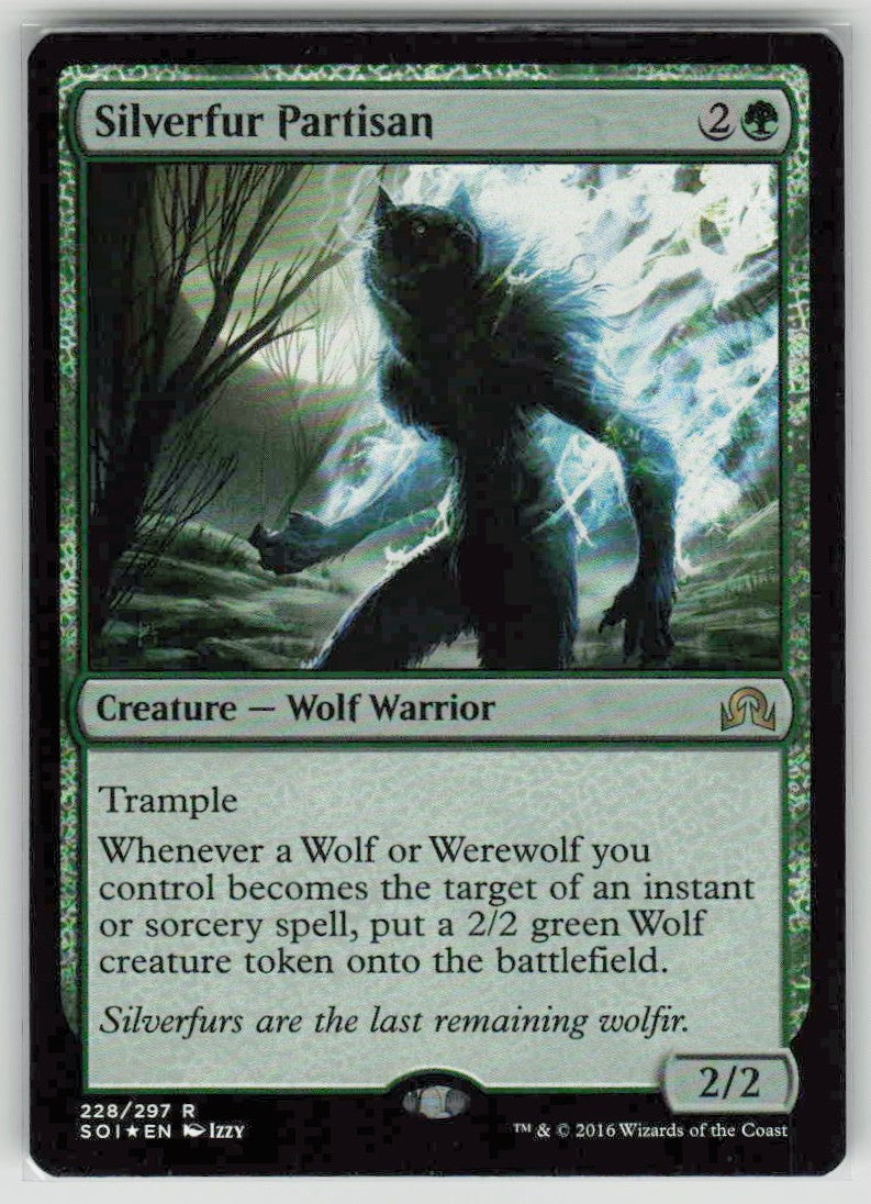 2016 Shadows over Innistrad 228 Silverfur Partisan