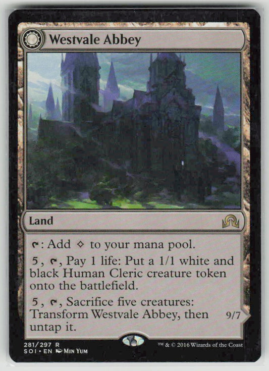 2016 Shadows over Innistrad 281 Westvale Abbey // Ormendahl, Profane Prince