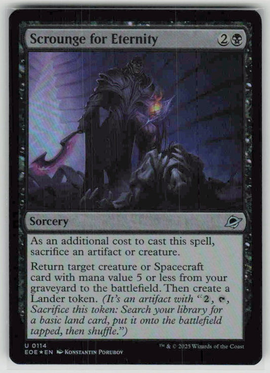 2025 Edge of Eternities 114 Scrounge for Eternity