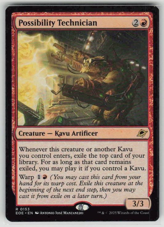 2025 Edge of Eternities 153 Possibility Technician