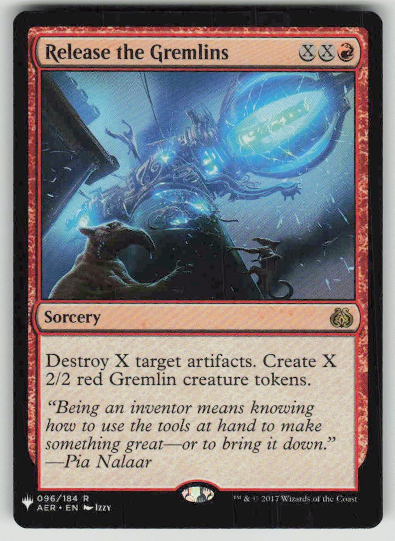 2017 Aether Revolt 96 Release the Gremlins