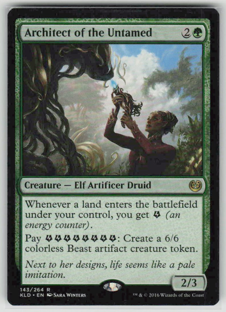 2016 Kaladesh 143 Architect of the Untamed