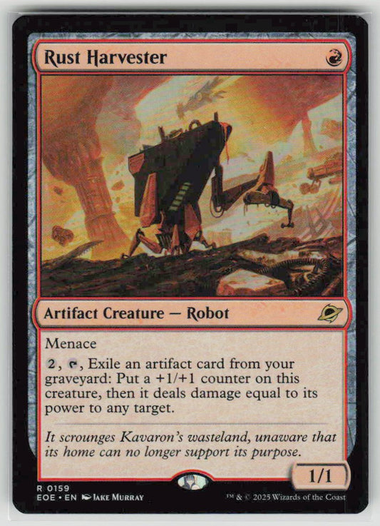 2025 Edge of Eternities 159 Rust Harvester