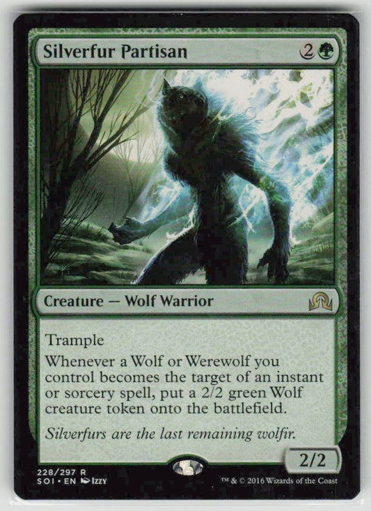 2016 Shadows over Innistrad 228 Silverfur Partisan