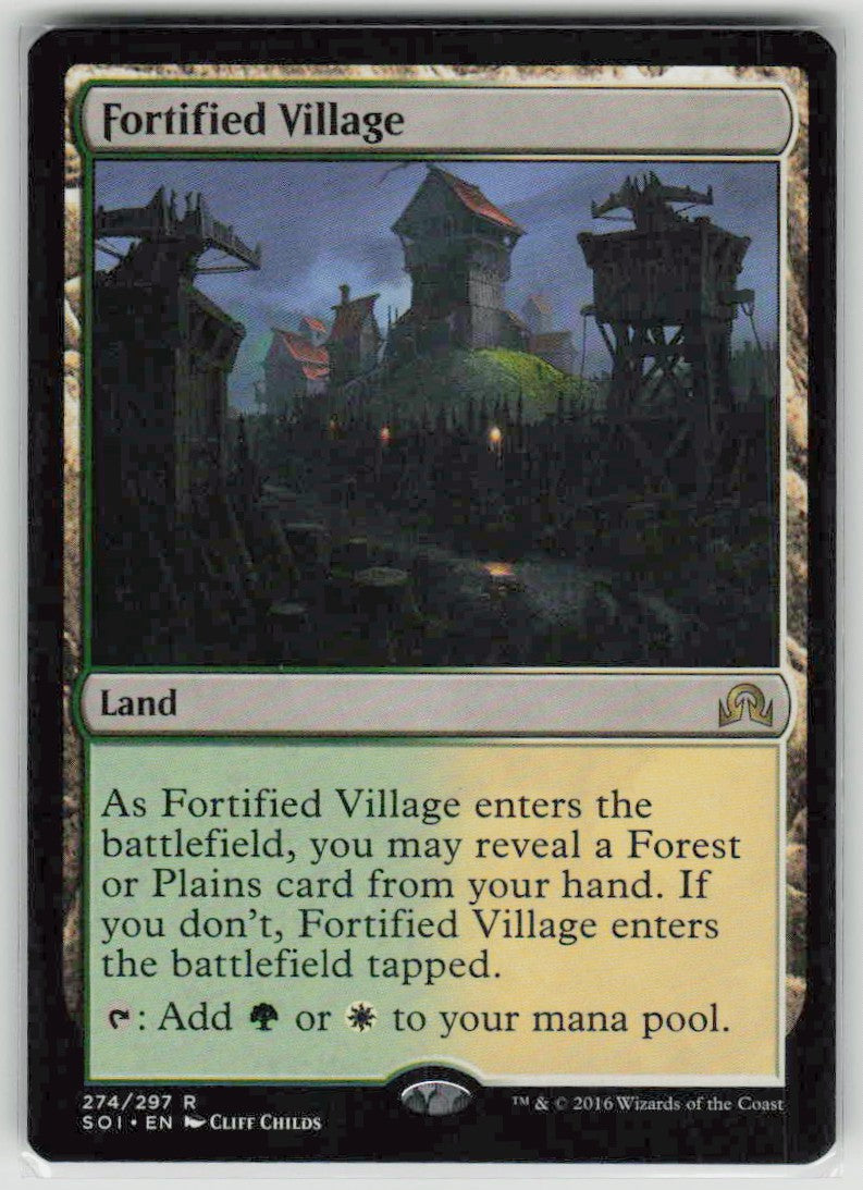 2016 Shadows over Innistrad 274 Fortified Village